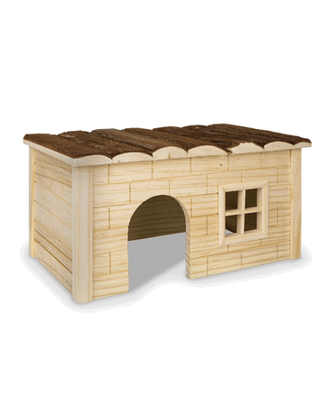 25559 NOBBY WOODLAND Rodent wooden house "HANNI" - - PetsOffice