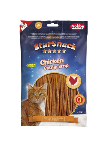 50401 NOBBY StarSnack Chicken Catnip Strip 85g - PetsOffice