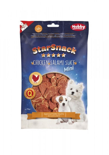 50421 NOBBY StarSnack MINI Chicken Salami Slice 70g