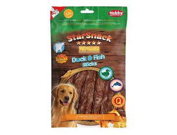 Paw & Joy Biggest Pet Supplies brand in Egypt | 50741 NOBBY StarSnack Barbecue Duck & Fish Stick 130 g, ン 12 mm, 12,5 cm