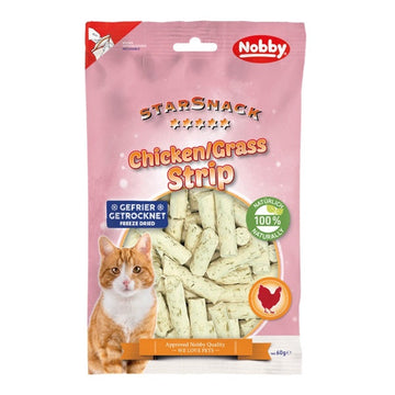 50919 NOBBY StarSnack FD Chicken & Cat Grass 60g