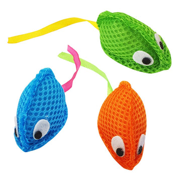 51979 NOBBY Mesh mouse with catnip 6,5cm