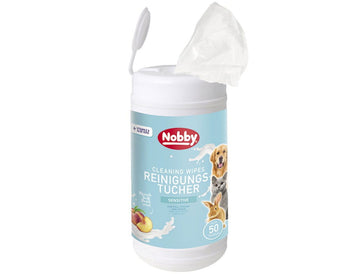57182 NOBBY Universal cleaning wipe dispenser box 50 pcs - - PetsOffice
