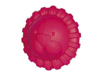 60017 NOBBY Rubber ball "Lion" red 7,5 cm - - PetsOffice
