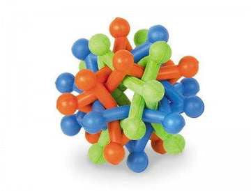 60080 NOBBY Rubber Knotted Ball "Star" 9,5 cm - - PetsOffice
