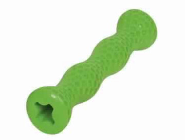 60369 NOBBY TPR Stick "Wave" green 25,5 cm - - PetsOffice