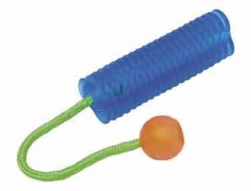 60374 NOBBY TPR Stick "Rifle" with rope 40 cm - - PetsOffice