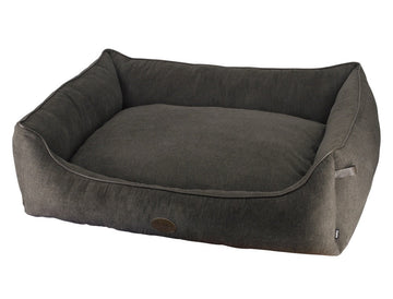 60827 NOBBY Comfort bed square "TANO" brown L x B x H: 100 x 80 x 25 cm - - PetsOffice