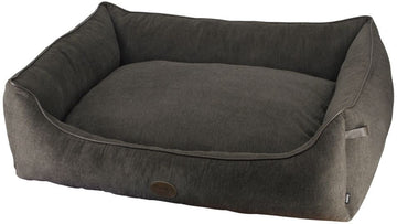 60828 NOBBY Comfort bed square "TANO" brown L x B x H: 120 x 95 x 26 cm - - PetsOffice