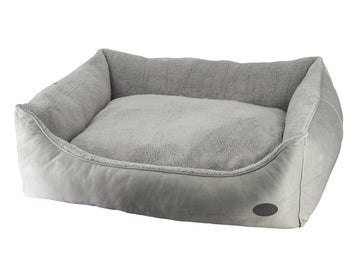 60830 NOBBY Comfort bed square "FEDO" grey L x B x H: 100 x 80 x 25 cm - - PetsOffice
