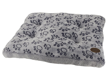 60835 NOBBY Comfort cushion square "STEP" grey L x B x H: 92 x 65 x 6 cm - - PetsOffice