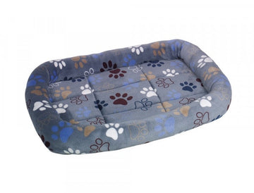 61639 NOBBY Mat with edge oval Classic "LISSI" dark grey l x w x h: 78 x 58 x 8 cm