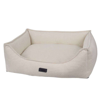 61744 NOBBY Comfort bed square "KAMBA" beige l x w x h: 60 x 48 x 19 cm