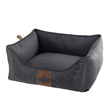 61780 NOBBY Comfort bed square "ZALO" grey l x w x h: 90 x 70 x 23 cm