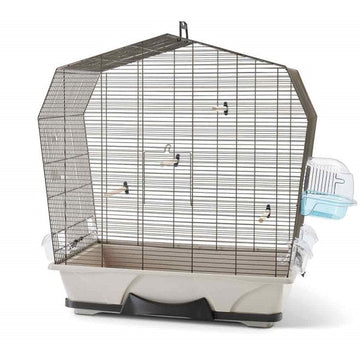 62174 NOBBY Bird cage "Mary 50" brown-mokka granit 70x38x73,5cm