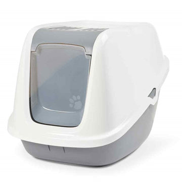 62183 NOBBY Cat toilett "Nestor Giant" cool grey 75,5x56x55,5cm