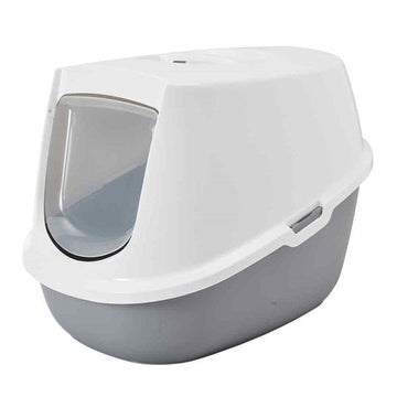 62184 NOBBY Cat toilet "Robin" cool grey 54,5 x 39 x 39 cm - - PetsOffice