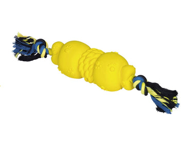 62350 NOBBY Latex dumbbell with rope PU foam filling 40 cm - - PetsOffice