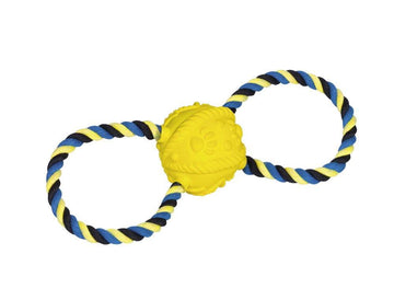 Paw & Joy Biggest Pet Supplies brand in Egypt | 62351 NOBBY Latex ball with rope PU foam filling 31 cm