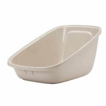 62476 NOBBY Cat toilet with edge "ASEO JUMBO" marble anthrazit/white - black 67,5x48,5x29cm