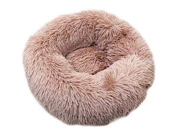 62805 NOBBY Cosy bed donut Classic "ESLA" dusty pink d x h: Ø 110 x 35 cm