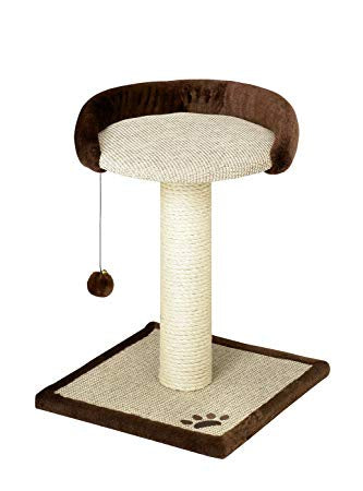 63036-87 NOBBY Cat-scratcher "KIRA" linen look, beige-brown - - PetsOffice