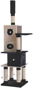 63135-26 NOBBY Cat-scratcher "COLICO" beige black - - PetsOffice