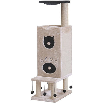 63136-26 NOBBY Cat-scratcher "CADINO" beige black - - PetsOffice
