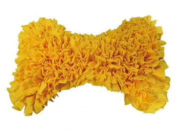 63904 NOBBY Snuffle mat "BONE" yellow 70 x 50 cm