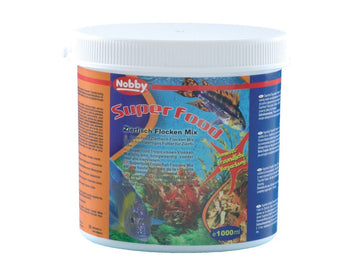 66021 NOBBY Ornamental fish food flakes mix 1000ml - - PetsOffice