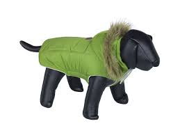 66668 NOBBY Dog coat "ELNA" green 23 cm - - PetsOffice