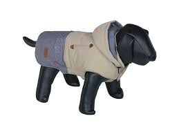 66756 NOBBY Dog coat "DUO" beige-grey 48 cm - - PetsOffice