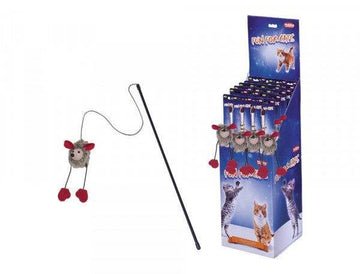 Paw & Joy Biggest Pet Supplies brand in Egypt | 66872 NOBBY Teaser with plush mouse with sound