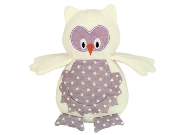 Paw & Joy Biggest Pet Supplies brand in Egypt | 66915 NOBBY Owl with crackle wings creme 13 cm