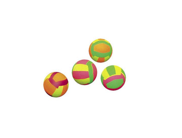 Paw & Joy Biggest Pet Supplies brand in Egypt | 67208 Foam rubber Volleyballs assorted 6,3 cm; Net of 4 pcs