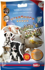 68003 NOBBY White´n Tasty shoes coloured 7,5 cm, 55 g, 5 pcs - - PetsOffice
