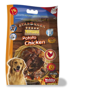 Paw & Joy Biggest Pet Supplies brand in Egypt | 68020 NOBBY StarSnack Barbecue Potato Chicken 140g