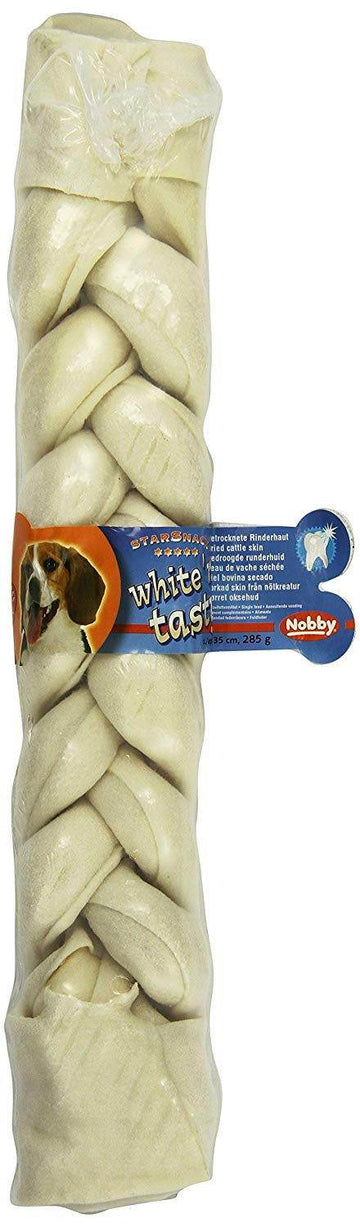 Paw & Joy Biggest Pet Supplies brand in Egypt | 68030 NOBBY White n Tasty braid 25 cm, 145 g