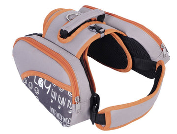 68273 NOBBY Harness with bags "PRUNE" Chest 33-45 cm; waist 50-86 - - PetsOffice