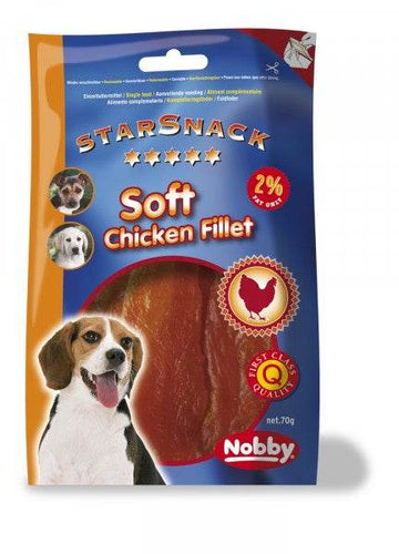 Paw & Joy Biggest Pet Supplies brand in Egypt | 70016 NOBBY NOBBY StarSnack Soft Chicken Fillet 70g