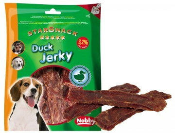 70061 NOBBY StarSnack "DUCK JERKEY" Bag 375g - - PetsOffice