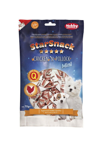 70140 NOBBY StarSnack Mini Chicken ´n Salmon 70 g - - PetsOffice