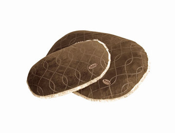 70866 NOBBY Cushion oval "CENO" beige/brown l x w: 104 x 69 cm - - PetsOffice