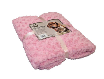 70979-16 NOBBY Fleece Plaid "SUPER SOFT" pink S 60 x 85 cm - - PetsOffice