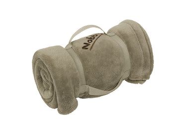 70980-47 NOBBY Fleece Plaid "SOFT" taupe 100 x 150 cm - - PetsOffice