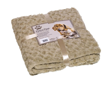 70981-02 NOBBY Fleece Plaid "SUPER SOFT" beige M 100 x 150 cm - - PetsOffice