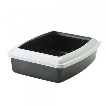 72062 NOBBY Cat toilet "Oval jumbo" Grey 56x43,5x14,5cm