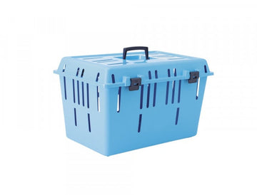 72078 NOBBY Carrier box "Pet Caddy II" pacific blue 55x37x33cm