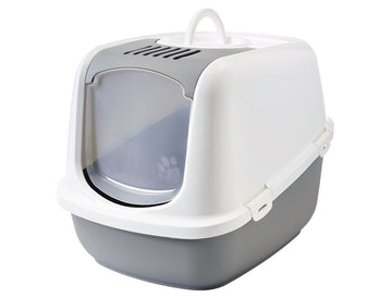 72120 NOBBY Cat toilet "NESTOR JUMBO" mocha / 66,5 x 48,5 x 46,5 cm - - PetsOffice