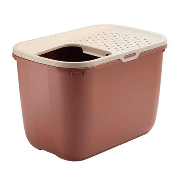 72253 NOBBY Cat toilet "Hop In" Champagne Pink 58,5x39x39,5cm